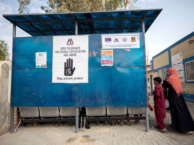 District Khairpur, Pakistan. Activities at the Maternal, Newborn and Child Health Centre (MNCH) where IRC and its implementing partners provide medical services to marginalized communities in Sindh.